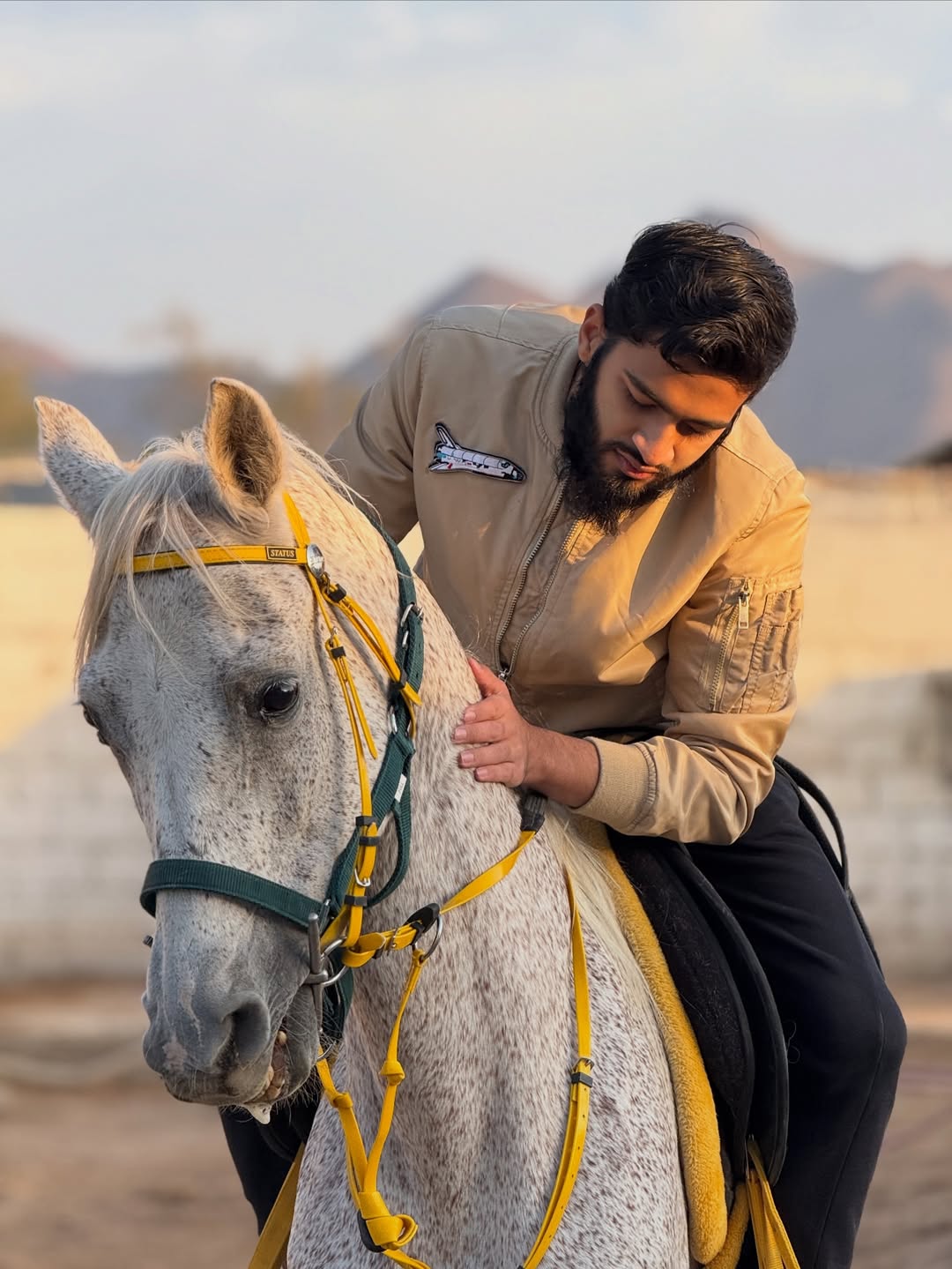 Pilgrims enjoying hotel amenities near Haram
